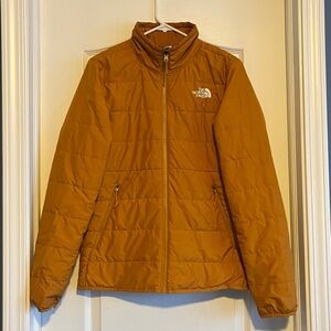 The North Face Tan Orange Light Insulated Jacket (S)